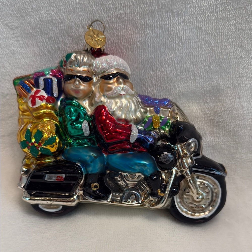 Vintage Christopher Radko Harley Davidson Ornament
